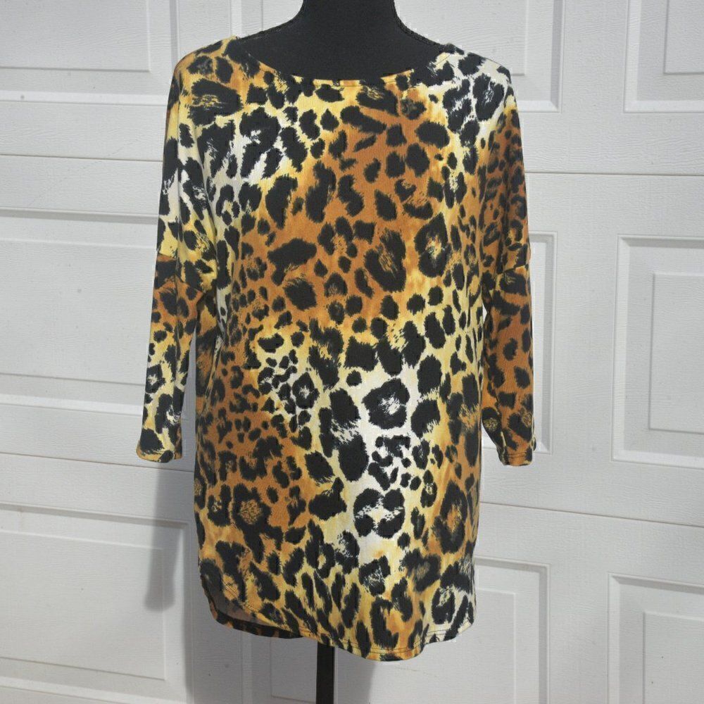 2/$10 honeyme Animal Print Hi-Lo Tunic New Sz S MUST BUNDLE FOR THIS PRICE